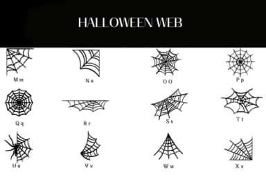 Halloween Web by Heartcraft Atelier — Dingbats Font — thumbnail 3