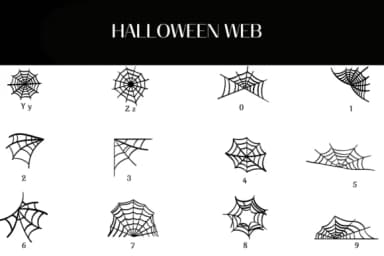 Halloween Web by Heartcraft Atelier — Dingbats Font — thumbnail 4
