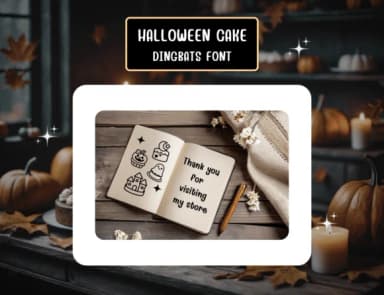 Halloweencake Regular by Distiny4919 — Dingbats Font — thumbnail 8