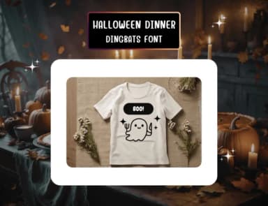 Halloweendinner Regular by Distiny4919 — Dingbats Font — thumbnail 6