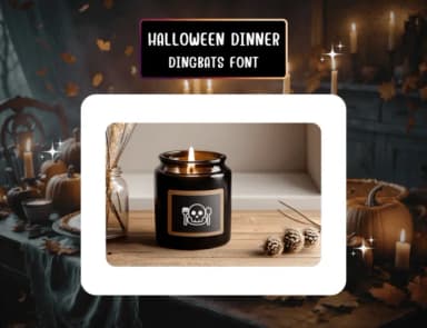 Halloweendinner Regular by Distiny4919 — Dingbats Font — thumbnail 7