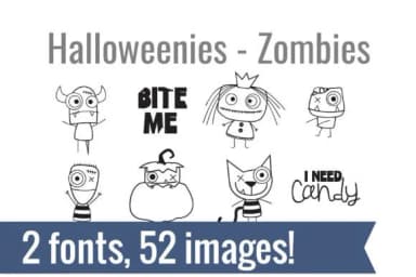 Halloweenies by Illustration Ink — Dingbats Font — thumbnail 2