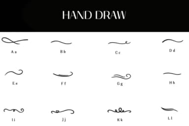 Hand Draw by Heartcraft Atelier — Dingbats Font — thumbnail 2