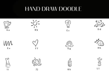 Hand Draw Doodle by Heartcraft Atelier — Dingbats Font — thumbnail 2