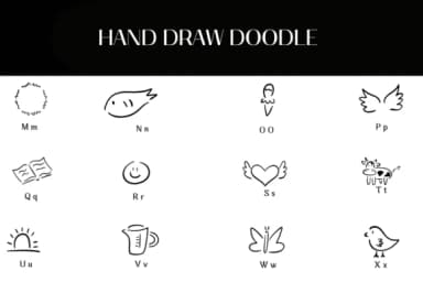 Hand Draw Doodle by Heartcraft Atelier — Dingbats Font — thumbnail 3