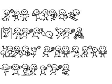 Hand Draw Stikerman by Chonada — Dingbats Font — thumbnail 8