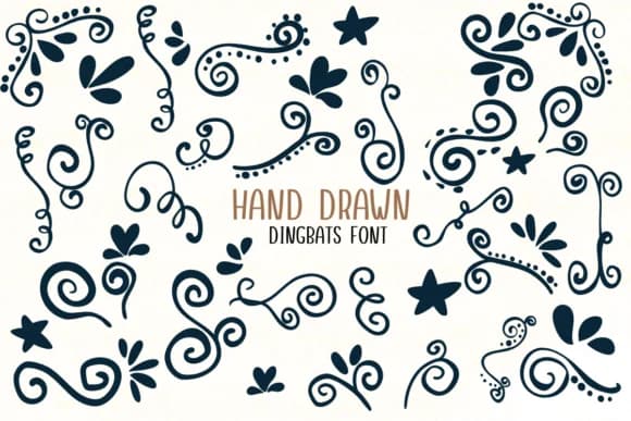 Hand Drawn by Nongyao — Dingbats Font