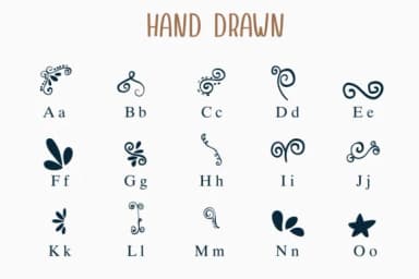 Hand Drawn by Nongyao — Dingbats Font — thumbnail 2