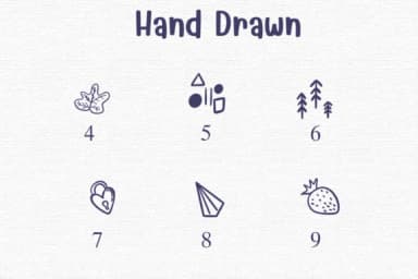 Hand Drawn by Sontaya — Dingbats Font — thumbnail 4