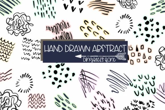 Hand Drawn Abstract by Sirinart — Dingbats Font