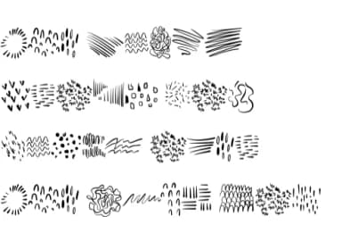 Hand Drawn Abstract by Sirinart — Dingbats Font — thumbnail 8