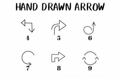 Hand Drawn Arrow by CHANOK — Dingbats Font — thumbnail 4