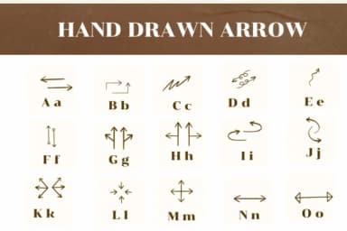 Hand Drawn Arrow by Apiwat Type — Dingbats Font — thumbnail 2