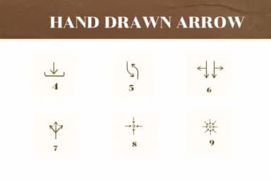Hand Drawn Arrow by Apiwat Type — Dingbats Font — thumbnail 4
