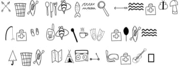 Hand Drawn Camping by ShinCraftShop — Dingbats Font — thumbnail 5