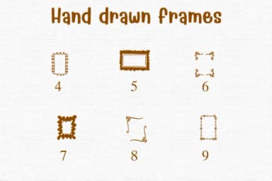 Hand Drawn Frames by Sontaya — Dingbats Font — thumbnail 4
