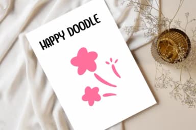 Hand Drawn Happy Doodle by PraewDesigns — Dingbats Font — thumbnail 6