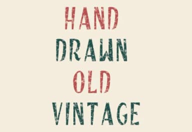 Hand Drawn Old Vintage by GraphicsNinja — Slab Serif Font — thumbnail 1