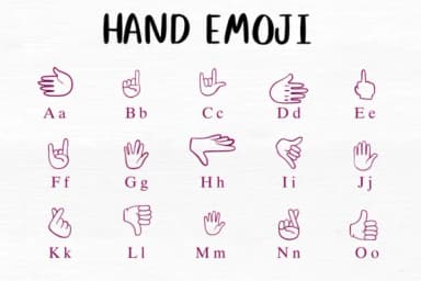 Hand Emoji by Nongyao — Dingbats Font — thumbnail 2