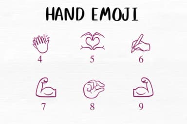 Hand Emoji by Nongyao — Dingbats Font — thumbnail 4