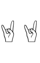Hand Gesture Icons by Heartcraft Atelier — Dingbats Font — thumbnail 8