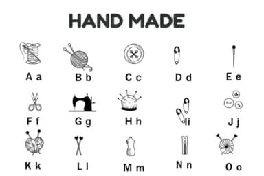 Hand Made by Nun Sukhwan — Dingbats Font — thumbnail 5