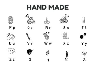 Hand Made by Nun Sukhwan — Dingbats Font — thumbnail 6