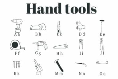 Hand Tools by Suphitchaya — Dingbats Font — thumbnail 2