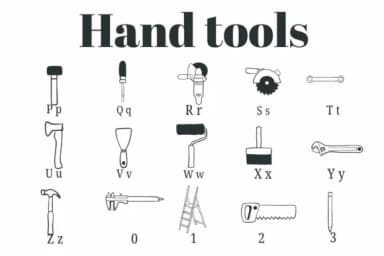 Hand Tools by Suphitchaya — Dingbats Font — thumbnail 3