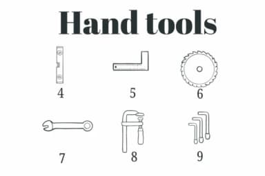 Hand Tools by Suphitchaya — Dingbats Font — thumbnail 4