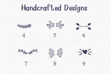 Handcrafted Designs by Sontaya — Dingbats Font — thumbnail 4