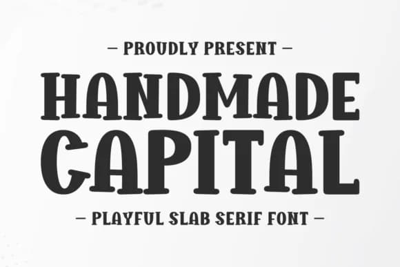 Handmade Capital by Riman (7NTypes) — Slab Serif Font