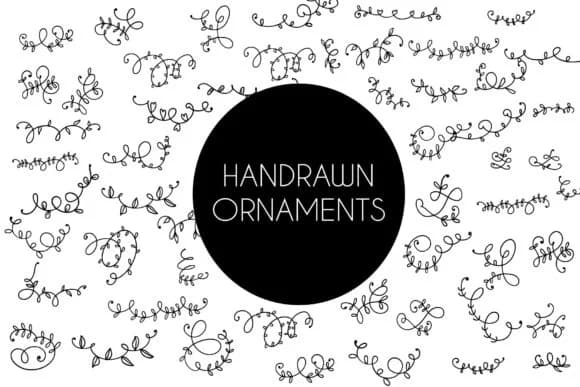 Handrawn Ornaments by goodigital — Dingbats Font