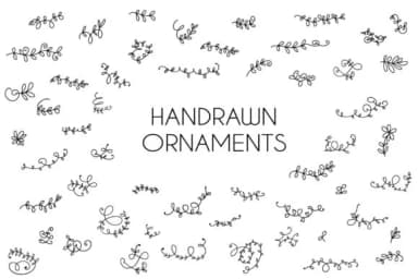 Handrawn Ornaments by goodigital — Dingbats Font — thumbnail 1