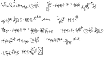 Handrawn Ornaments by goodigital — Dingbats Font — thumbnail 4