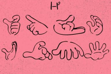 Hands 1.0 by Minimalistartstudio — Dingbats Font — thumbnail 3