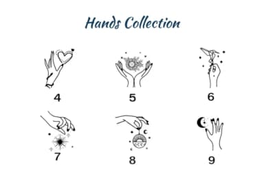 Hands Collection by Nun Sukhwan — Dingbats Font — thumbnail 4