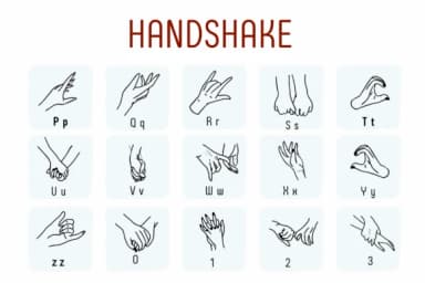 Handshake by Chada Art — Dingbats Font — thumbnail 3
