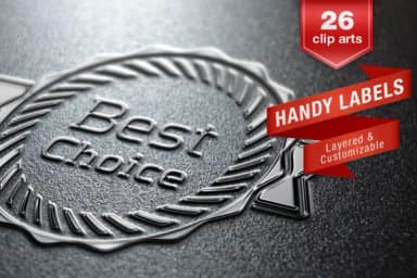 Handy Labels by Juraj Chrastina — Dingbats Font — thumbnail 2