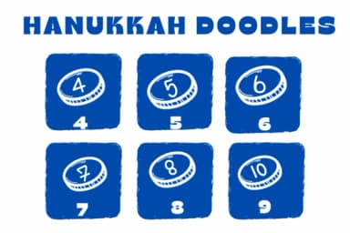 Hanukkah Doodles by Suphitchaya — Dingbats Font — thumbnail 4