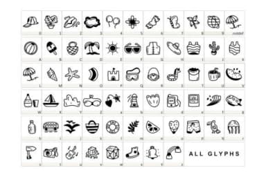 Happiness by YandiDesigns — Dingbats Font — thumbnail 2