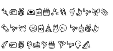 Happy Anniversary by YandiDesigns — Dingbats Font — thumbnail 6