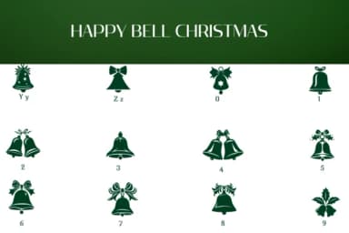 Happy Bell Christmas by Heartcraft Atelier — Dingbats Font — thumbnail 4