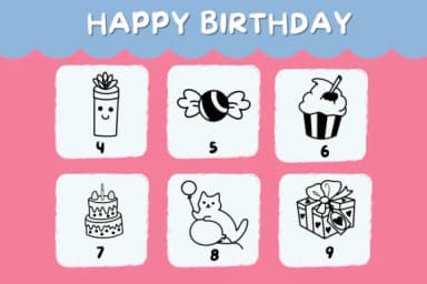 Happy Birthday by Natchuta — Dingbats Font — thumbnail 4
