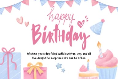 Happy Birthday by PraewDesigns — Dingbats Font — thumbnail 6