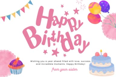 Happy Birthday by PraewDesigns — Dingbats Font — thumbnail 8