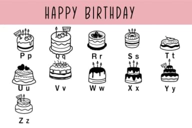 Happy Birthday by Nun Sukhwan — Dingbats Font — thumbnail 3