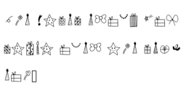 Happy Birthday by Foam-Design Store — Dingbats Font — thumbnail 5