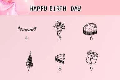 Happy Birthday by Nongyao — Dingbats Font — thumbnail 4