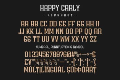Happy Carly by Andal (7NTypes) — Slab Serif Font — thumbnail 6